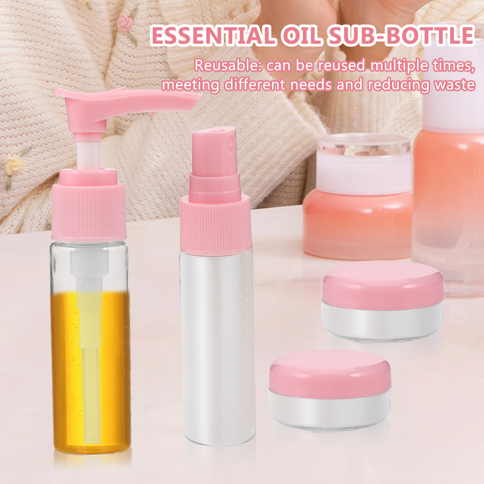 1Set Compacte Reisflesjes Set  - Misting Bottle Fine recensie en prijs